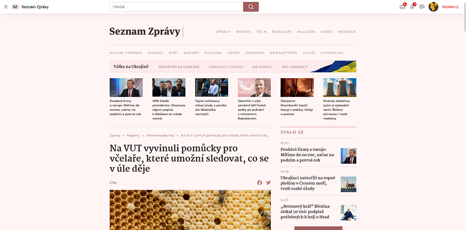 Apiarist 4.0 seznamzpravy.cz